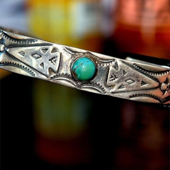 Single Turquoise Cuff - Picture 6 of 10